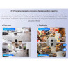 Cámara de seguridad EZVIZ H7C 4+4MP con seguimiento inteligente