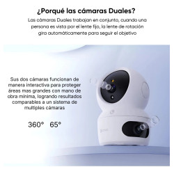 Cámara de seguridad EZVIZ H7C 4+4MP con seguimiento inteligente