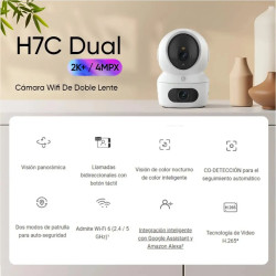 Cámara de seguridad EZVIZ H7C 4+4MP con seguimiento inteligente