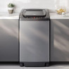 Lavarropas automático GAFA FUZZY FIT carga superior 7kg 750rpm plateado