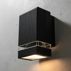 Aplique ARTELUM ANKA unidireccional para 1 luz GU10 negro