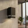 Aplique ARTELUM ANKA unidireccional para 1 luz GU10 negro