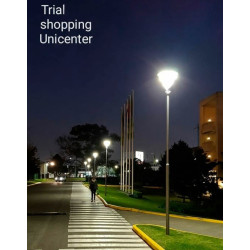 Farol BAEL TRIAL para 1 luz E40 policarbonato triangular sin louver