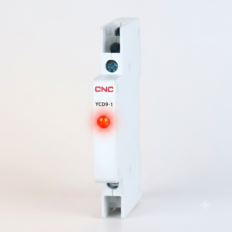 Señal luminosa CNC Riel Din Compacta Rojo 230v