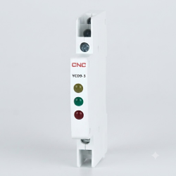 Señal luminosa CNC Riel Din Compacta Rojo Verde Ambar 230v