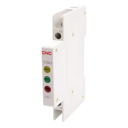 Señal luminosa CNC Riel Din Compacta Rojo Verde Ambar 230v
