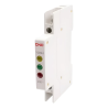 Señal luminosa CNC Riel Din Compacta Rojo Verde Ambar 230v