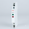 Señal luminosa Riel CNC Din Compacta Rojo Verde 230v