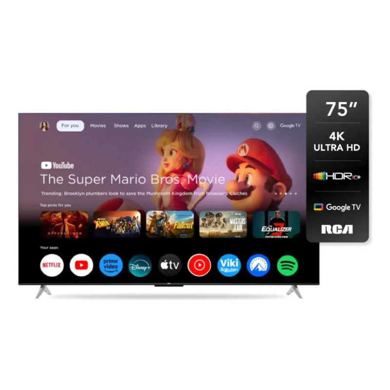 Smart Tv RCA G75P7UHD 75' Led UHD 4K Google Tv