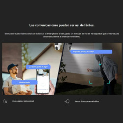 Cámara de seguridad EZVIZ H9C doble lente con Visión Nocturna