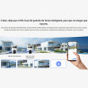 Cámara de seguridad EZVIZ H9C doble lente con Visión Nocturna