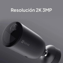 Cámara de seguridad EZVIZ EB3 2K 3MP kit con panel solar