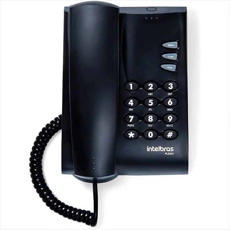 Teléfono Intelbras Pleno de mesa negro