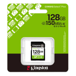 KINGSTON MEMORIA MICRO SD 128GB CANVAS SELECT PLUS MICROSDCX SDCS3/128GB
