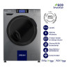Lavarropas automático DREAN LCFDR1012TG carga frontal 10,5kg 1200rpm WiFi silver inverter