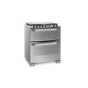 Cocina ELECTROLUX 76DXQ multigas doble horno 76cm 5 hornallas acero inoxidable