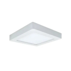 Plafón led BELLALUX cuadrado 24W 1680lm 6500K luz fría