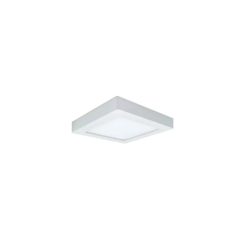 Plafón led BELLALUX cuadrado 24W 1680lm 6500K luz fría