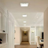 Plafón led BELLALUX cuadrado 24W 1680lm 6500K luz fría