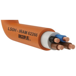 Cable subterráneo ARGENPLAS cobre losh 1,1kV 3x1,5mm2 por metro IRAM 62266