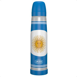 Termo Acero LUMILAGRO impresos T0376/BAN Luminox 1L acero inoxidable bandera Argentina