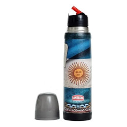 Termo Acero LUMILAGRO estampados T0376/BAN Luminox 1L acero inoxidable bandera Argentina