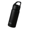 Botella térmica LUMILAGRO ETW031 tapón rebatible 530ml acero inoxidable negro