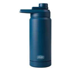 Botella térmica LUMILAGRO ETR029 tapón roscado 530ml acero inoxidable azul