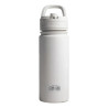 Botella térmica LUMILAGRO ETW031 tapón rebatible 530ml acero inoxidable blanco