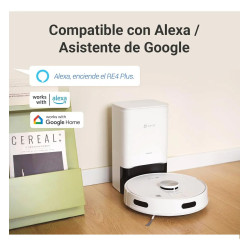Aspiradora inteligente EZVIZ RE4 Plus con torre de llenado y trapeador