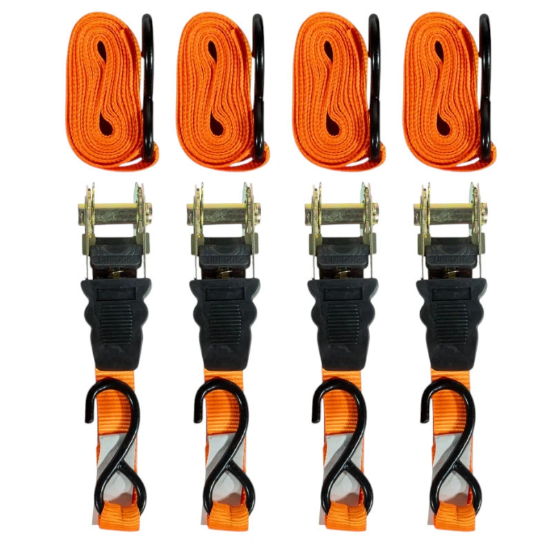 Cinta de amarre con criquet LUSQTOFF 700kg x 4 unidades L1412