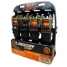 Cinta de amarre con criquet LUSQTOFF 700kg x 4 unidades L1412