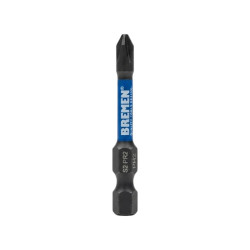 Punta para atornillador BREMEN alto impacto PR2 magnetica 1/4 por unidad
