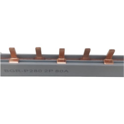 Peine de conexion bifasica GRALF 2x18 80A  30cms