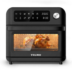 Freidora de aire YELMO FR7319 digital 11.8 litros 1700W negro