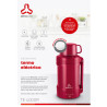 Termo eléctrico ULTRACOMB TE-4000R 1 litro 1000W acero inoxidable magenta