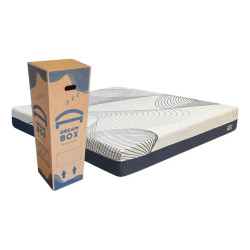 Colchón de espuma Dream Box Loop alta densidad 2 plazas 140x190x20cm en caja al vacío