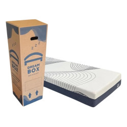 Colchón de espuma Dream Box Loop alta densidad 1 plaza 80x190x20cm en caja al vacío