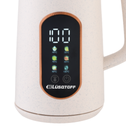 Pava eléctrica LUSQTOFF LQ-PV806 1,7 Litros 2200W digital tactil marmolada
