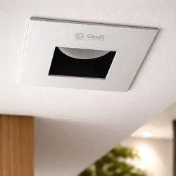 Embutido led CANDIL para 1 luz GU10 blanco