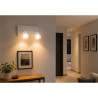 Spot SAN LORENZO ANCONA para 2 luces G9 con base blanco