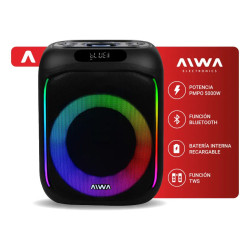 Reacond Parlante portátil 5000W PMPO(35W RMS)AIWA BLUETOOTH 5.0 AW-P2016B