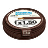 Cable unipolar ARGENPLAS 1,5mm2 marron CLASE 4 IRAM 2183 rollo