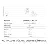 Artefacto embutir MACROLED antideslumbrante fijo 1 luz GU10 s/zócalo blanco