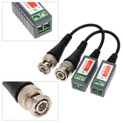 KIT 2 BALUN DE VIDEO PASIVO BNC A BORNERA DAHUA