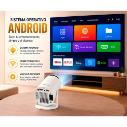 PROYECTOR MINI SMART ANDROID 14 HASTA 150 WIFI BLUETOOTH NM-PR300 NETMAK