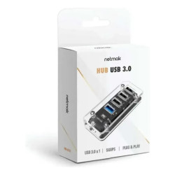 HUB 3 USB 2.1 + 1 USB 3.0 NM-AC12 NETMAK