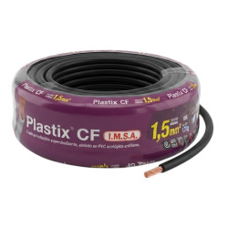 Cable unipolar IMSA 1,5mm2 rollo negro CLASE 5 IRAM 2183