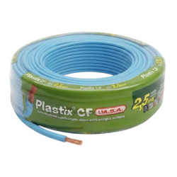 Cable unipolar IMSA 2,5mm2 rollo celeste CLASE 5 IRAM 2183