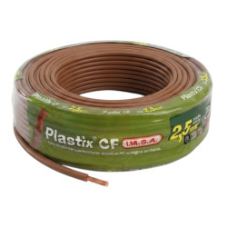 Cable unipolar IMSA 2,5mm2 rollo marron CLASE 5 IRAM 2183